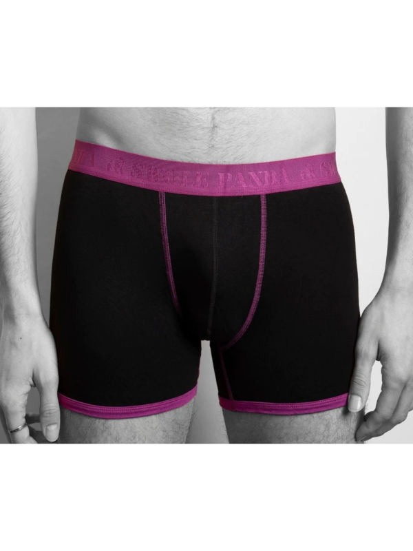 Swole Panda Navy & Purple Boxer Shorts