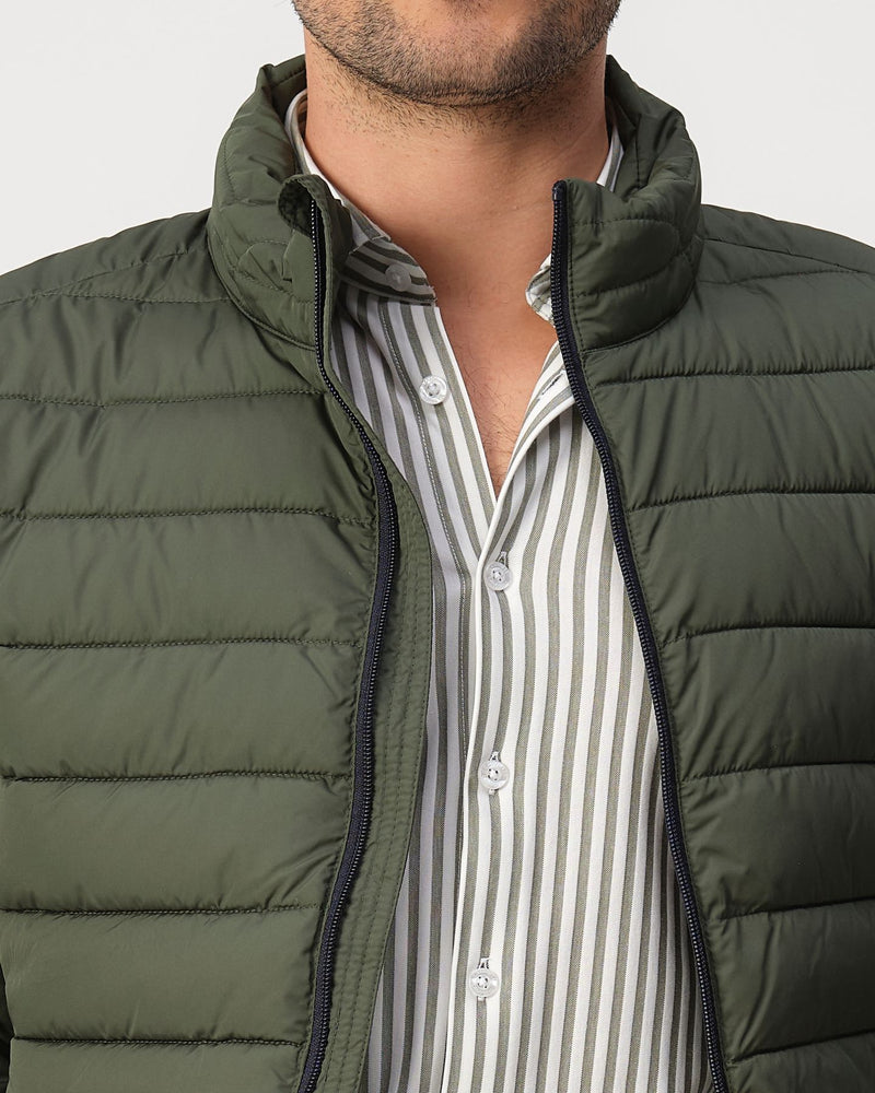 CAMPBELL DARK GREEN PADDED JACKET