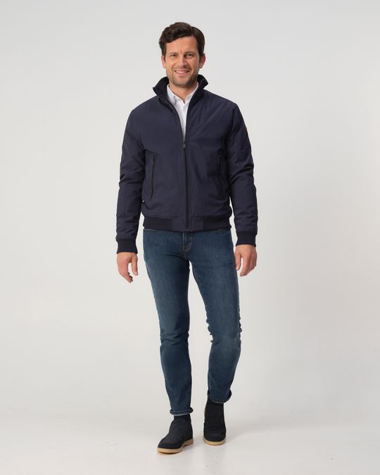 CAMPBELL Navy PADDED JACKET