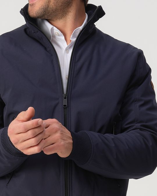 CAMPBELL Navy PADDED JACKET