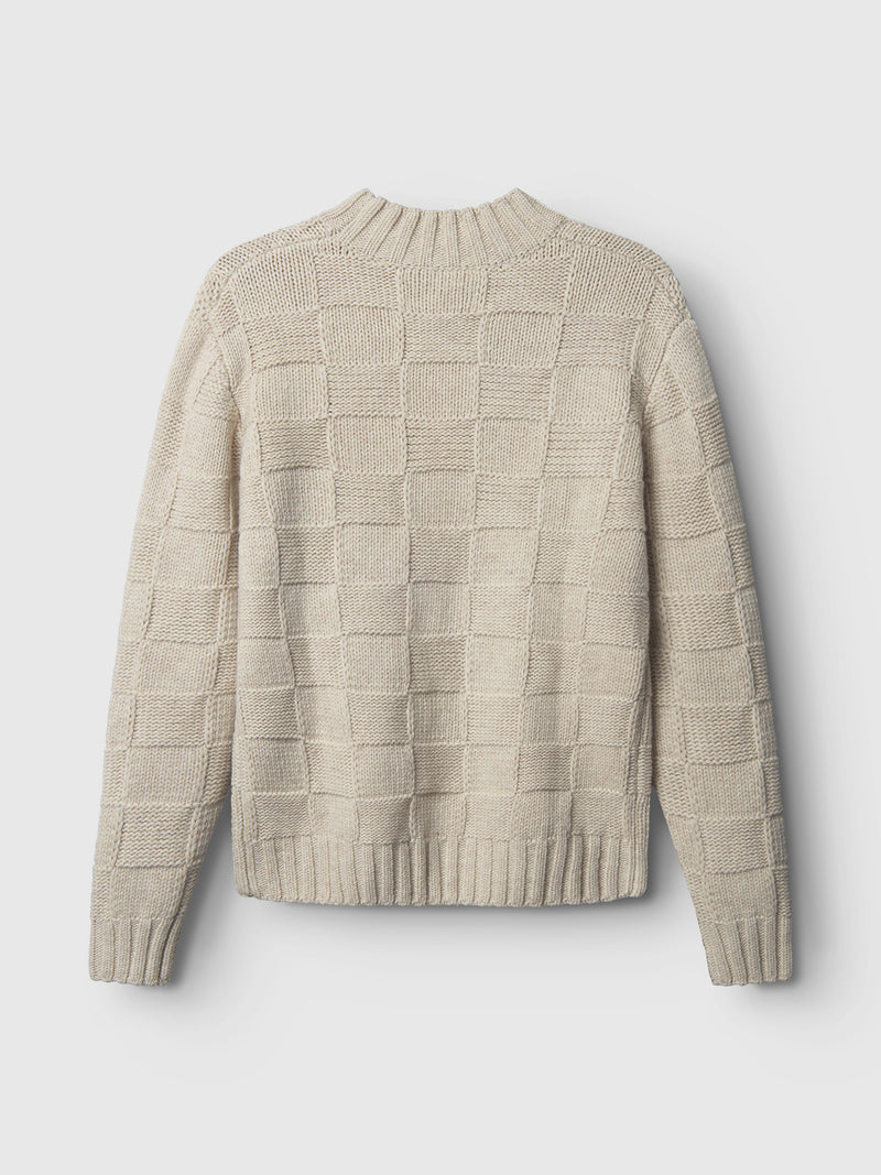 GABBA SAND CASHMERE WOOL JUMPER