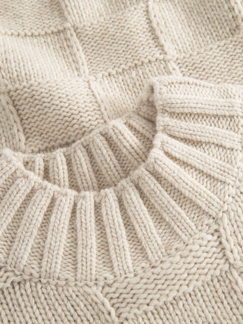 GABBA SAND CASHMERE WOOL JUMPER