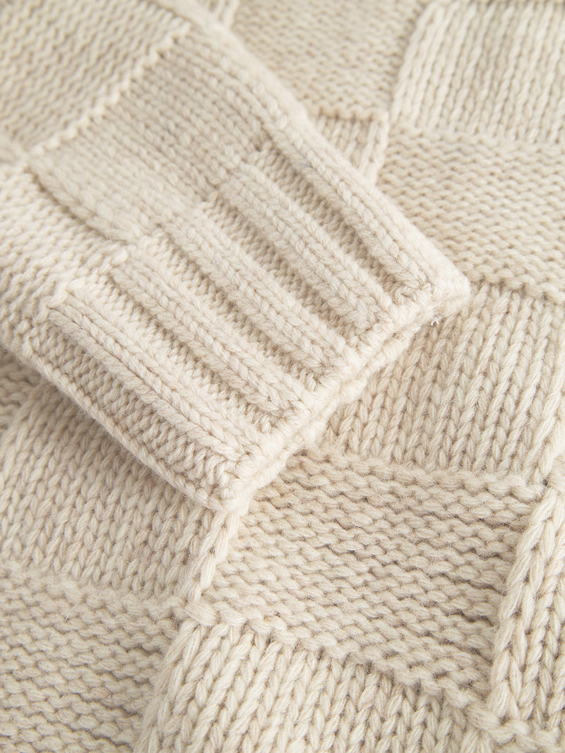 GABBA SAND CASHMERE WOOL JUMPER