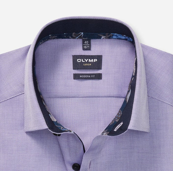 OLYMP LILAC Level 5 Body Fit Shirt