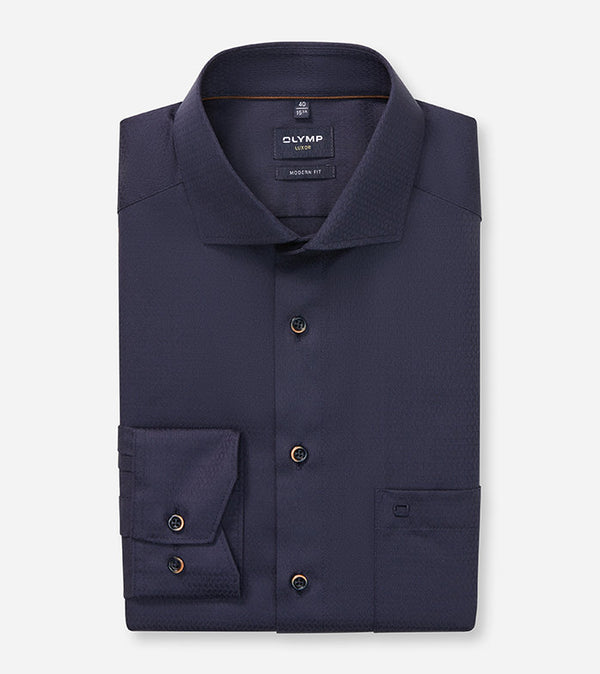 OLYMP LUXOR MODERN FIT  Midnight Blue SHIRT