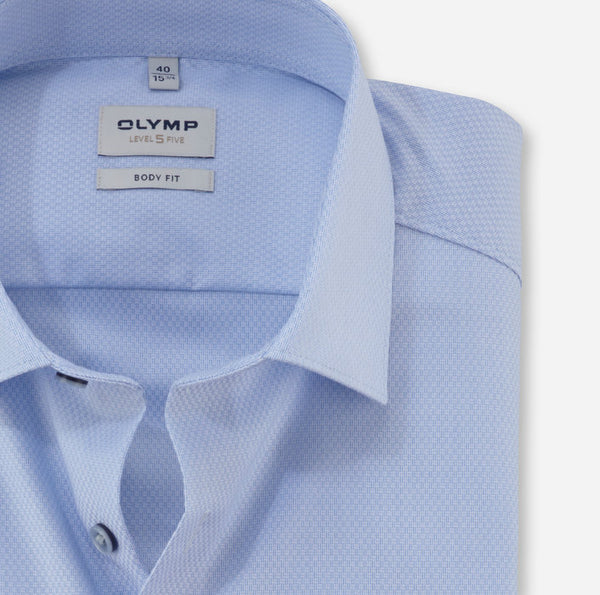 OLYMP Blue Level 5 Body Fit Shirt