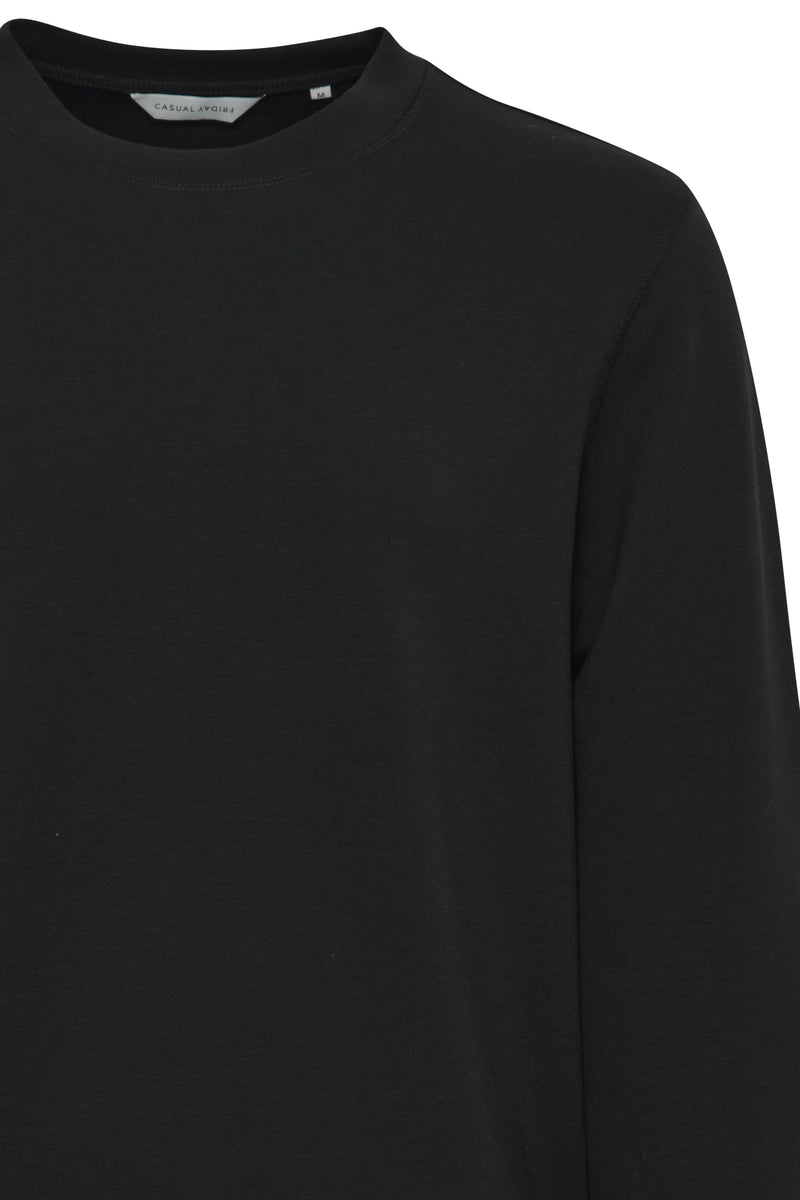 Casual Friday Black  Sweatshirt