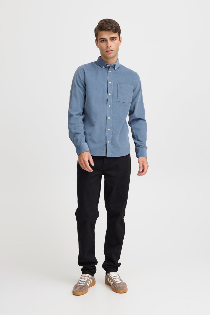 Casual Friday Blue Cord Shirt