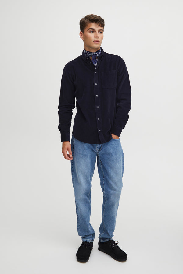 Casual Friday Navy Cord Shirt