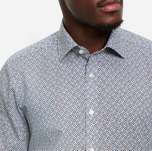 OLYMP Print Level 5 Body Fit Shirt