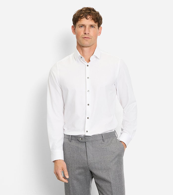 Olymp 24/Seven White Body Fit Shirt