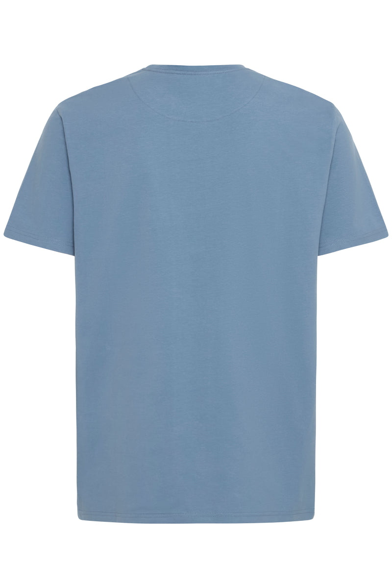 FQ1924 BLUE CREWNECK T-SHIRT