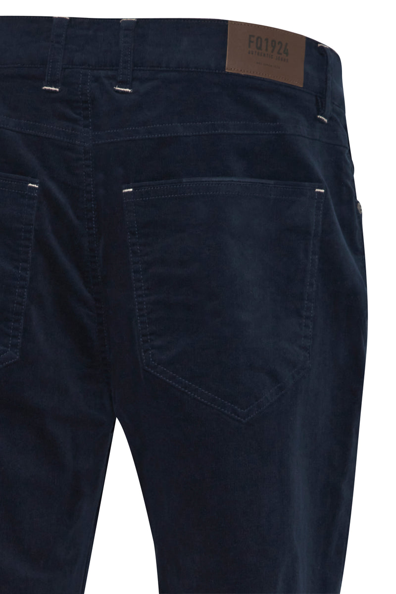 FQ1924 navy cord 5 POCKET