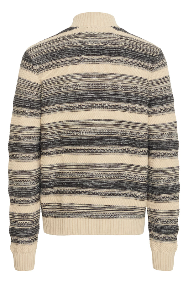 FQ1924 Striped  1/4 ZIP