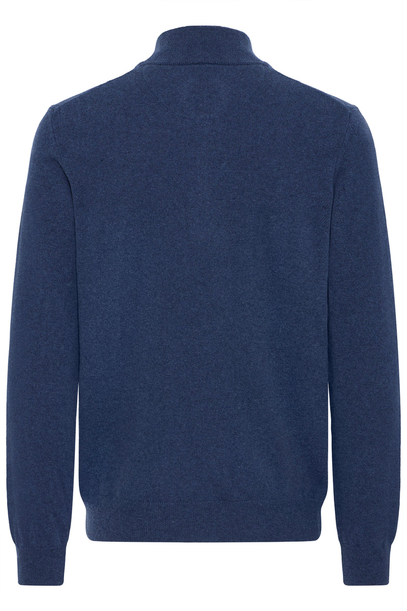 FQ1924 DARK DENIM  1/4 ZIP