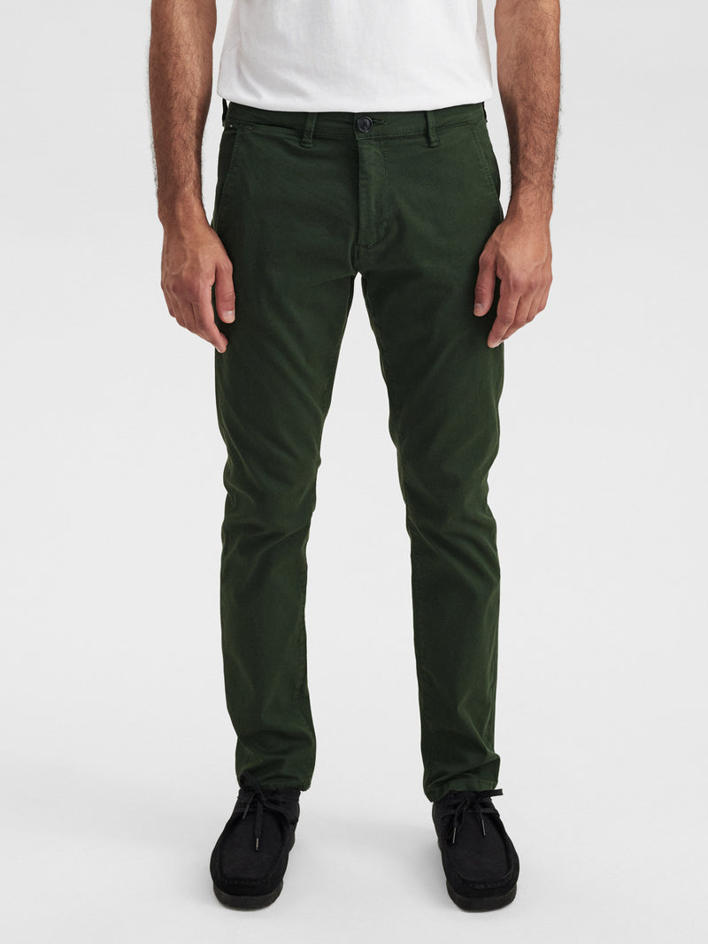 GABBA Dark Green Slim Fit Chino