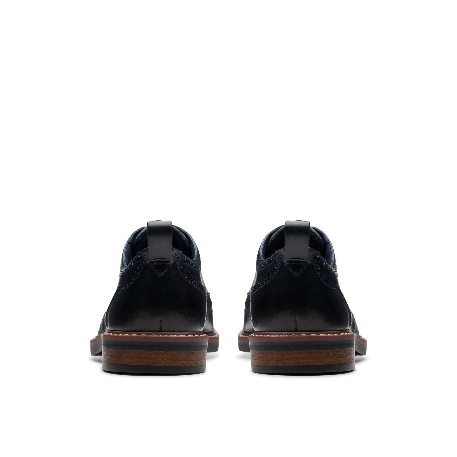 Clarks Atticus LT Derby Lace Oxford Shoes Navy Blue Nubuck Leather Size 7M Amazon.com | Clarks Men main image 3