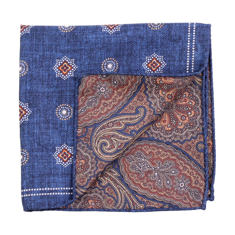 HOUSE OF AMANDA CHRISTENSEN NAVY POCKET SQUARE