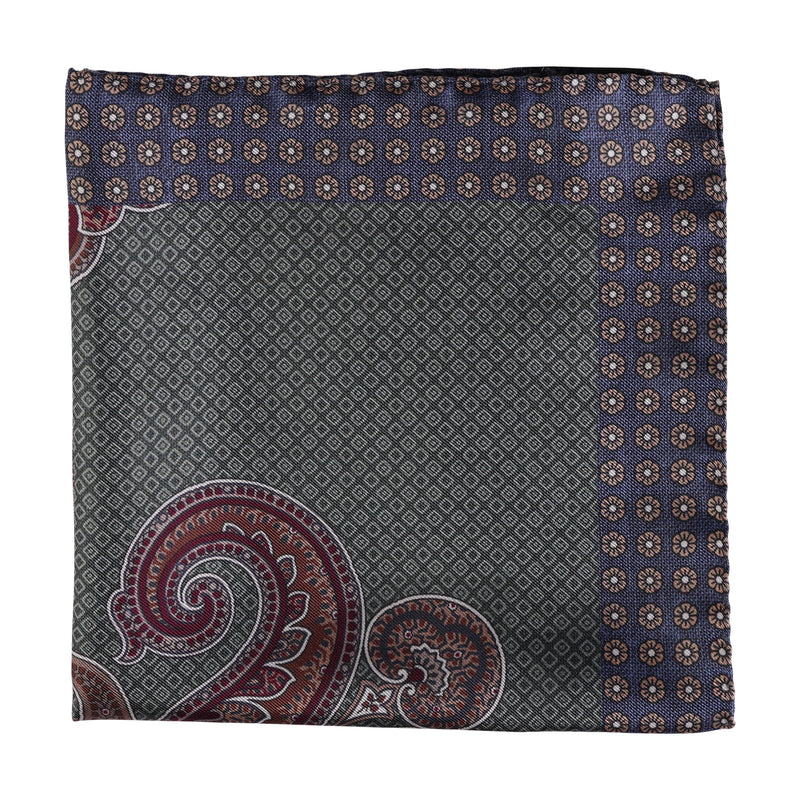 HOUSE OF AMANDA CHRISTENSEN OLIVE POCKET SQUARE