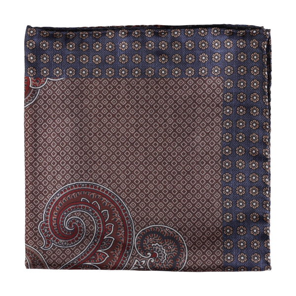 HOUSE OF AMANDA CHRISTENSEN NOUGAT POCKET SQUARE