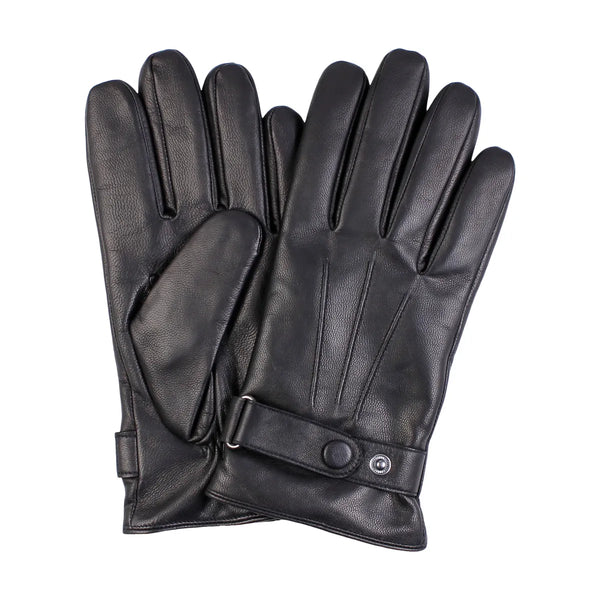 House Of Amanda Christensen BLACK LEATHER GLOVES