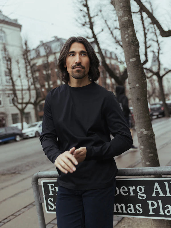 Mos Mosh Black Long Sleeve T-Shirt