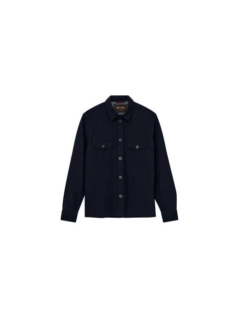 Mos Mosh Navy Overshirt