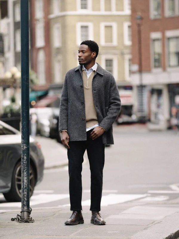 Mos Mosh Herringbone Coat