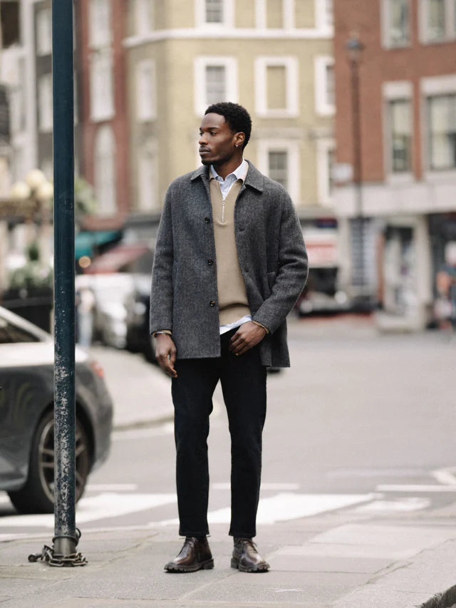 Mos Mosh Herringbone Coat
