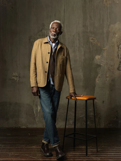 MOS MOSH Ermine Herringbone Jacket