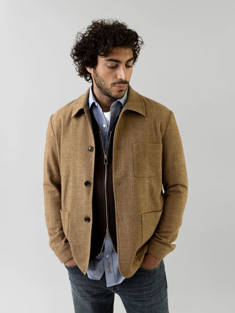 MOS MOSH Ermine Herringbone Jacket