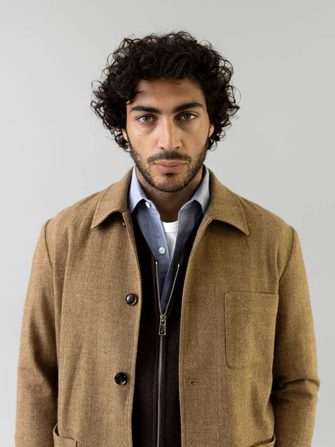 MOS MOSH Ermine Herringbone Jacket