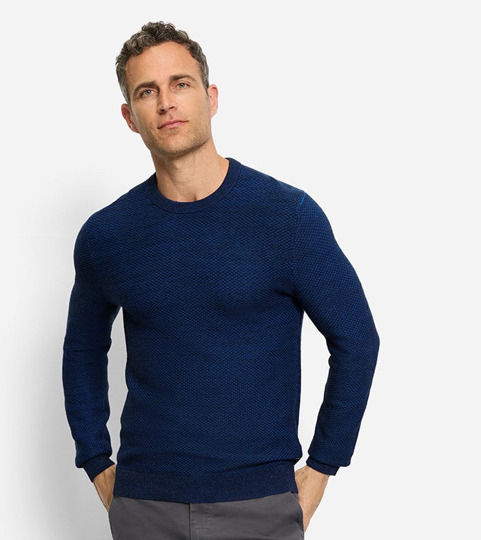 OLYMP navy blue CREWNECK