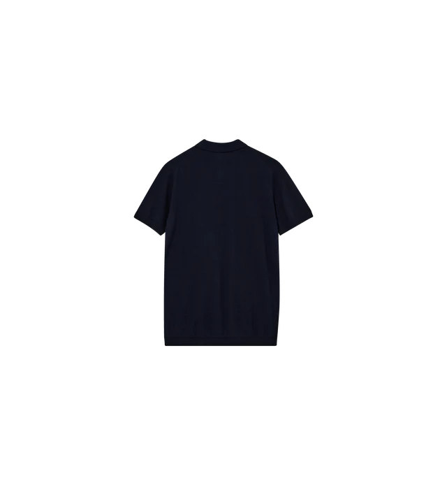 MOS MOSH NAVY SOFT KNIT POLO