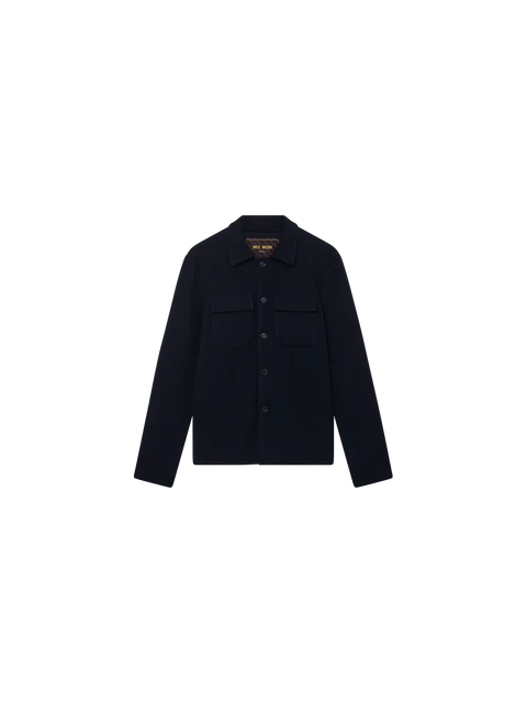 Mos Mosh NAVY KNIT Overshirt