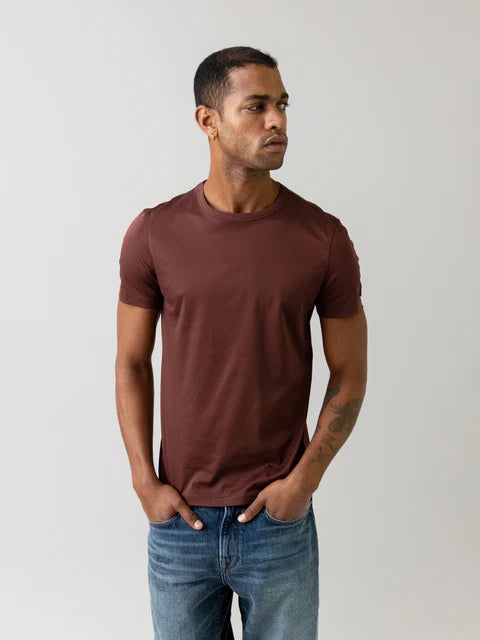 MOS MOSH BITTER CHOCOLATE CREWNECK T-SHIRT