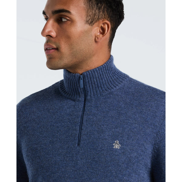 ORIGINAL PENGUIN BLUE 1/4 ZIP