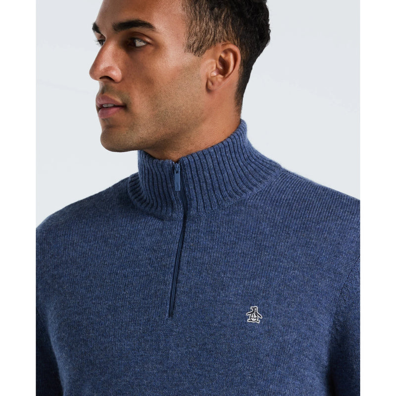 ORIGINAL PENGUIN BLUE 1/4 ZIP