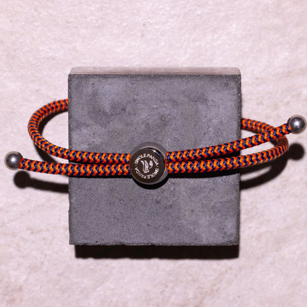 SWOLE PANDA Blue/Orange Zig Zag RECYCLED ROPE BRACELET