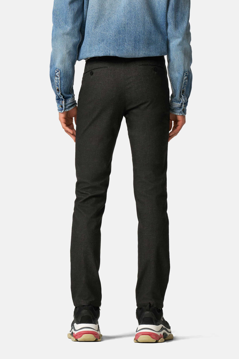 MEYER Bonn Charcoal Active Stretch Chino
