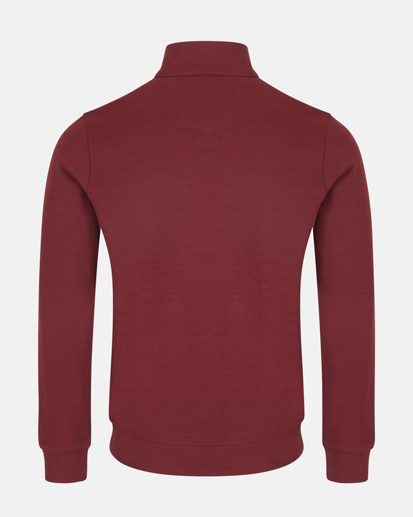 Andre BURGUNDY Fleece 1/4 zip