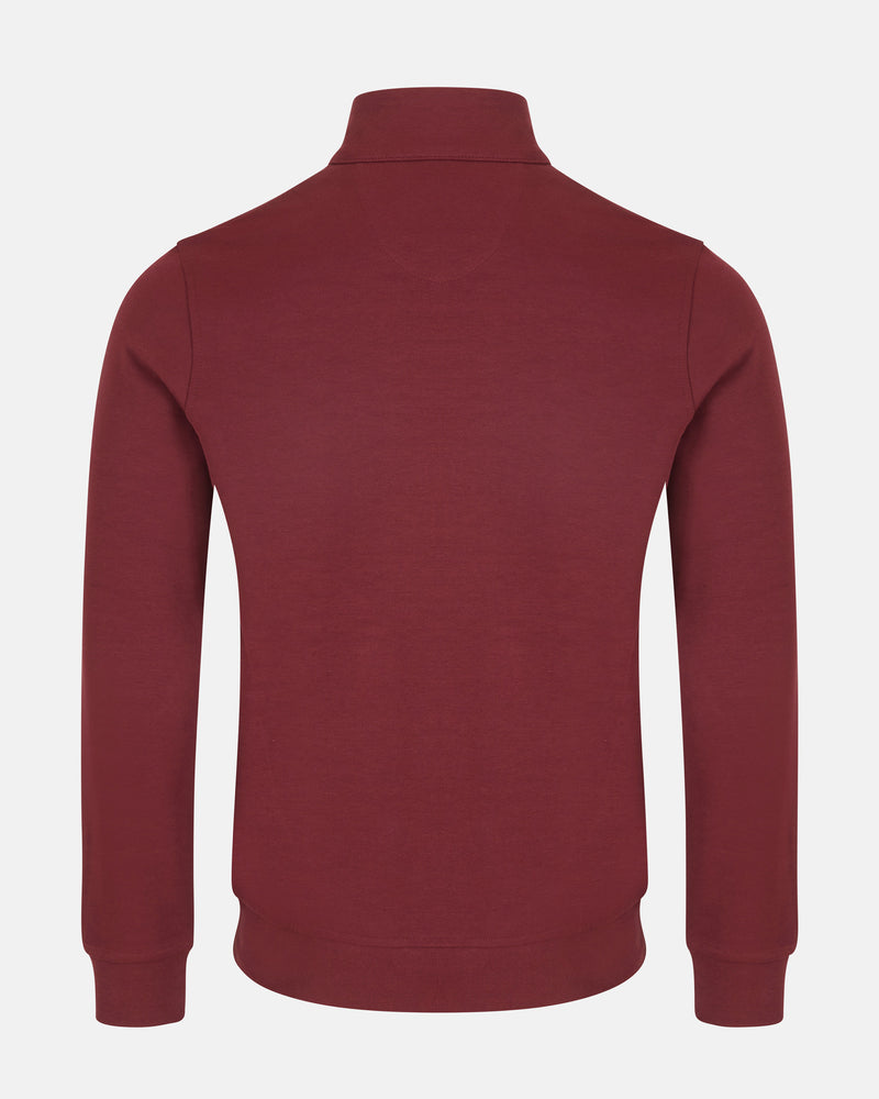 Andre BURGUNDY Fleece 1/4 zip