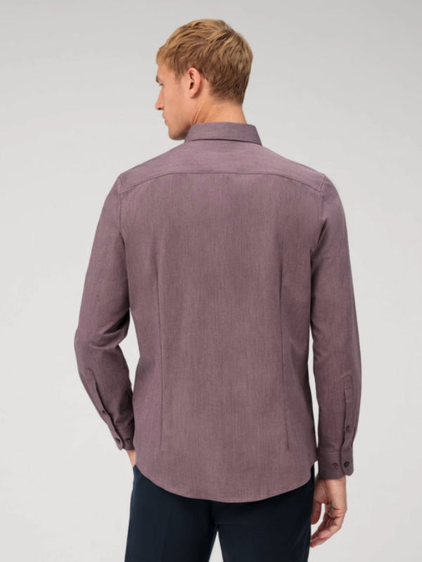 OLYMP Modern Fit 24/Seven Deep Burgundy Shirt