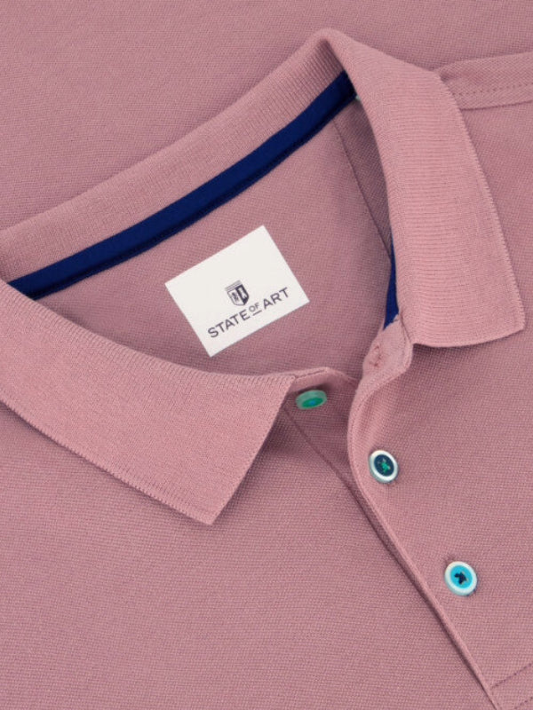 STATE OF ART FLAMINGO PINK POLO