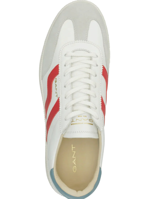 GANT White/Red Leather Sneaker