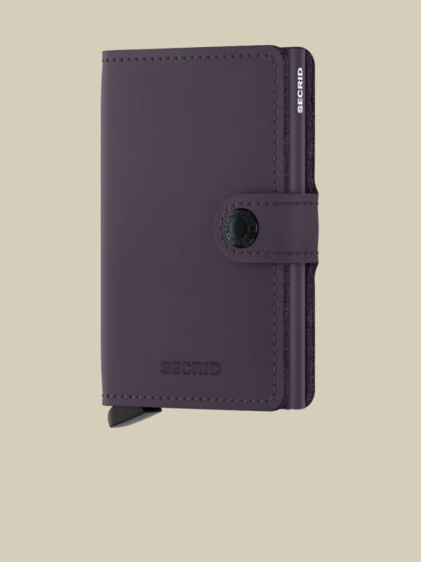 Secrid Dark Purple Matt Mini Wallet