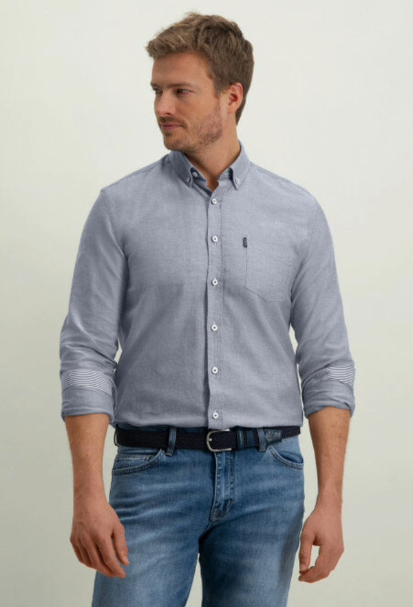 STATE OF ART Dark Blue OXFORD SHIRT