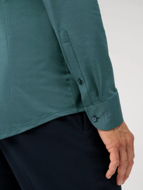 OLYMP Teal Green 24/Seven BODY FIT SHIRT