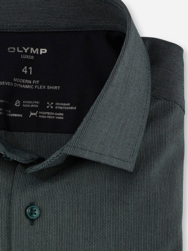 OLYMP Modern Fit 24/Seven Deep Green Shirt