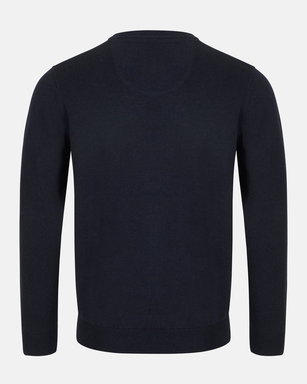 Andre Navy Achill Crew Neck Jumper